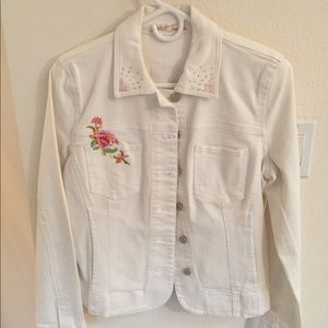 White Jean Jacket